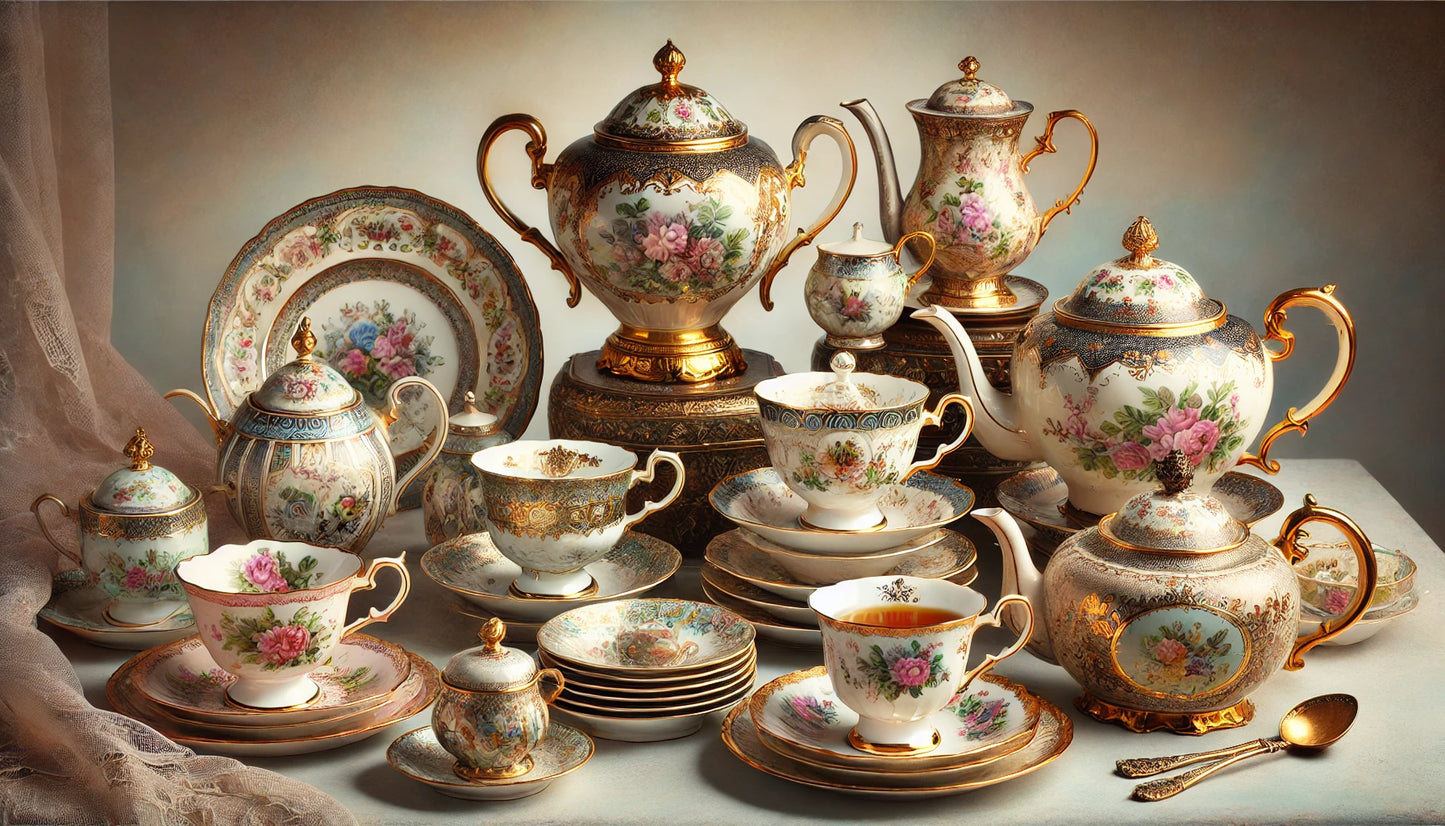 Tea Cup Rental for 12 Guests