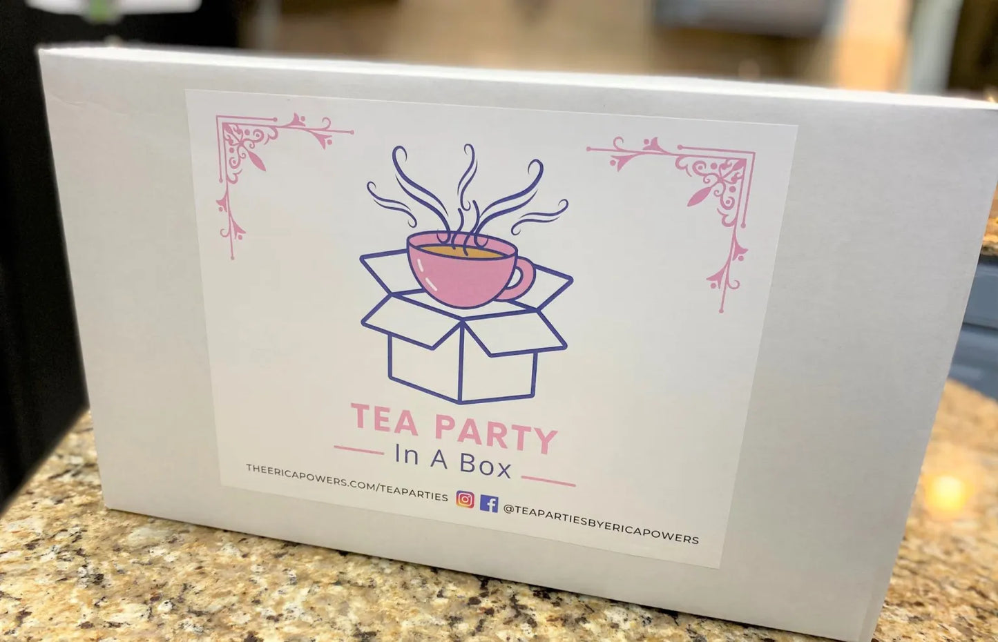 A Tea Party in a Box Party Kit for 8 Guests