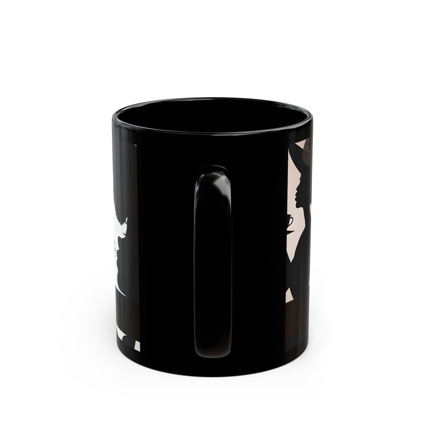 Black Girl Silhouette "Pour Into Yourself” Self Care Mug Coffee Cup