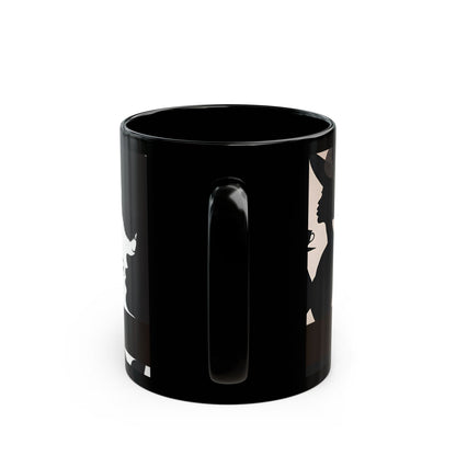 Black Girl Silhouette "Pour Into Yourself” Self Care Mug Coffee Cup