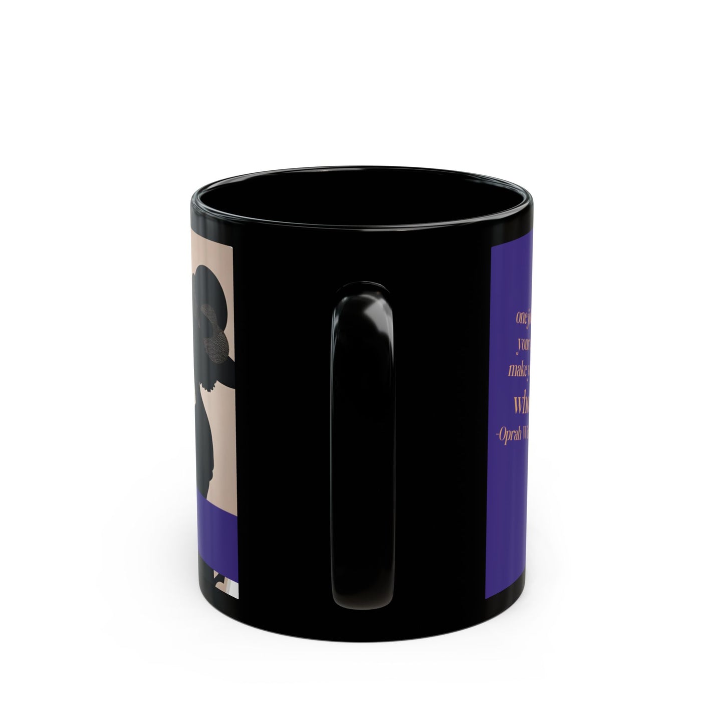 "Pour Into Yourself" Coffee Tea Cup Mug Black Woman Silhouettes