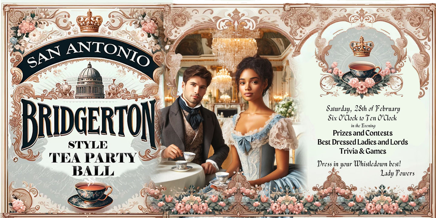 Bridgerton Style Tea Party Ball in San Antonio