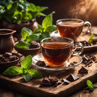 Mint Chocolate Tea, Dessert Black Tea Loose Leaf Sachets