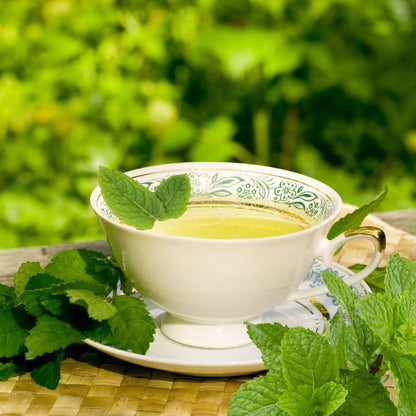 Peppermint Herbal Tea, Caffeine-Free Loose Leaf Sachets