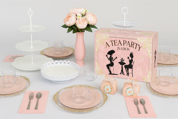 A Tea Party in a Box Party Kit for 8 Guests