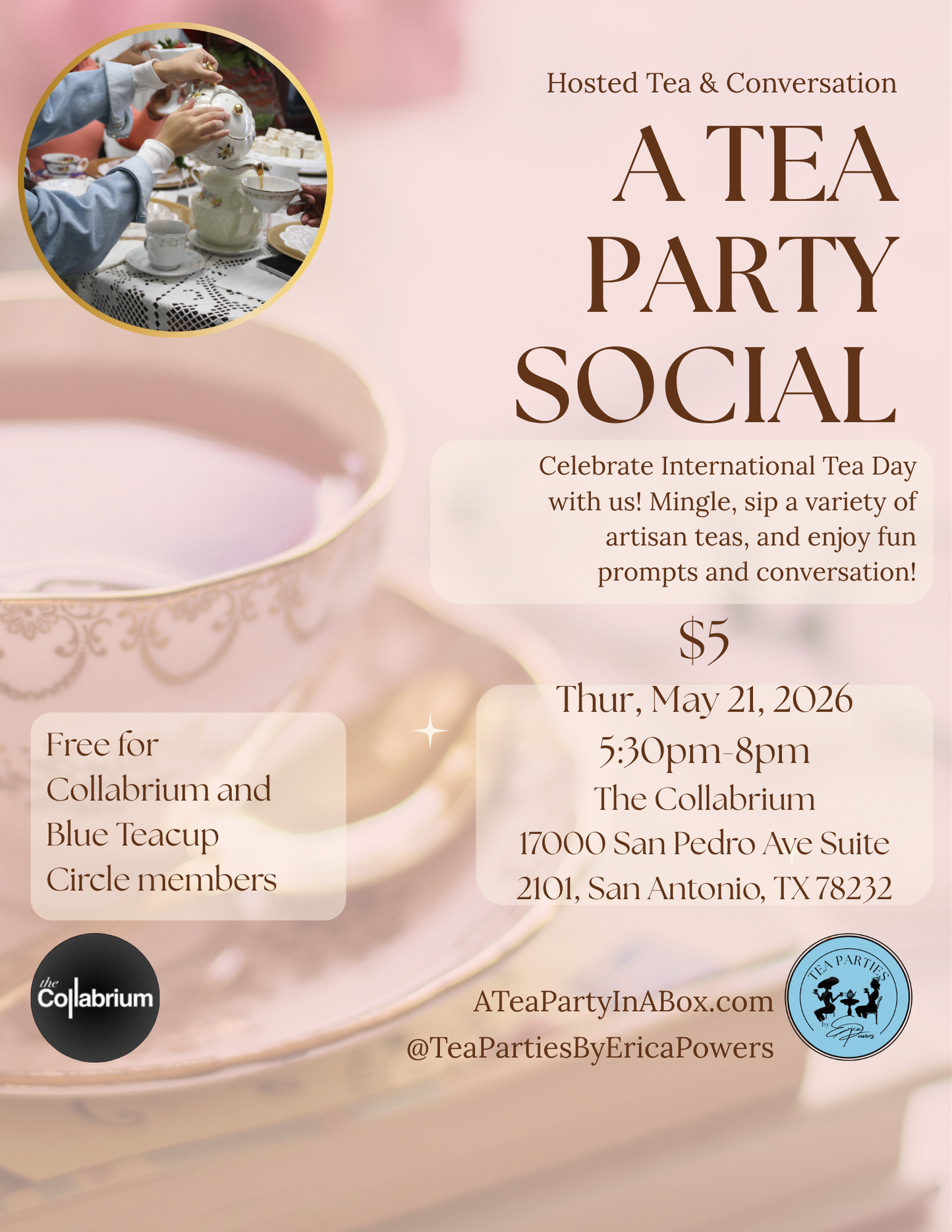 International Tea Day Social