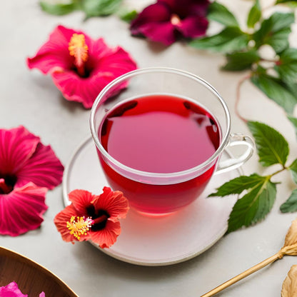 Hibiscus Herbal Tea, Caffeine-Free Loose Leaf Sachets