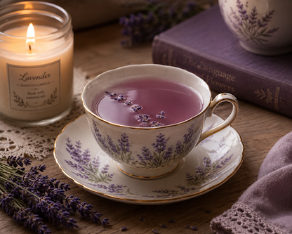 Lovely Lavender Tea, Caffeine-Free Herbal Loose Leaf Sachets